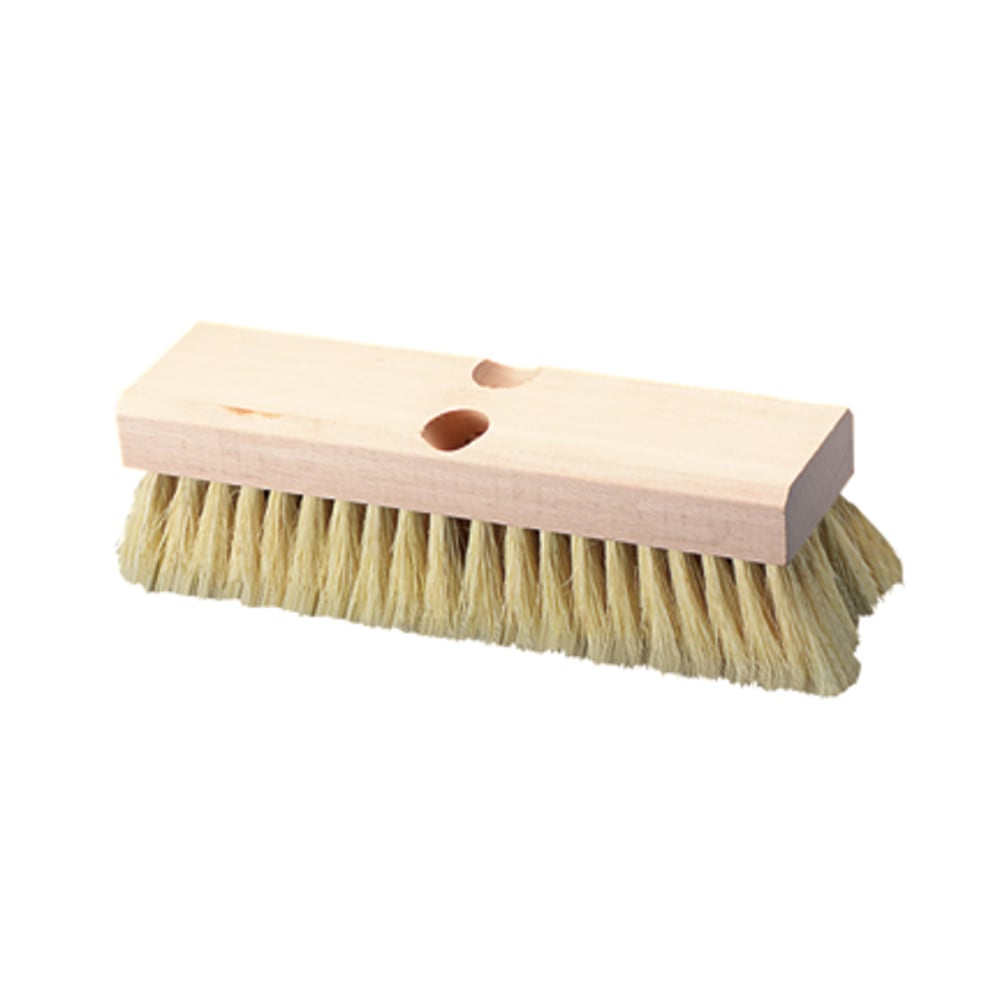 Boardwalk BWK3210 2 in. White Tampico Bristle 10 in. Deck Brush Head - 2in Tampico Fiber Bristle