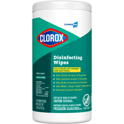 CloroxPro Clorox Disinfecting Wipes, Fresh Scent, 75 Count (15949)