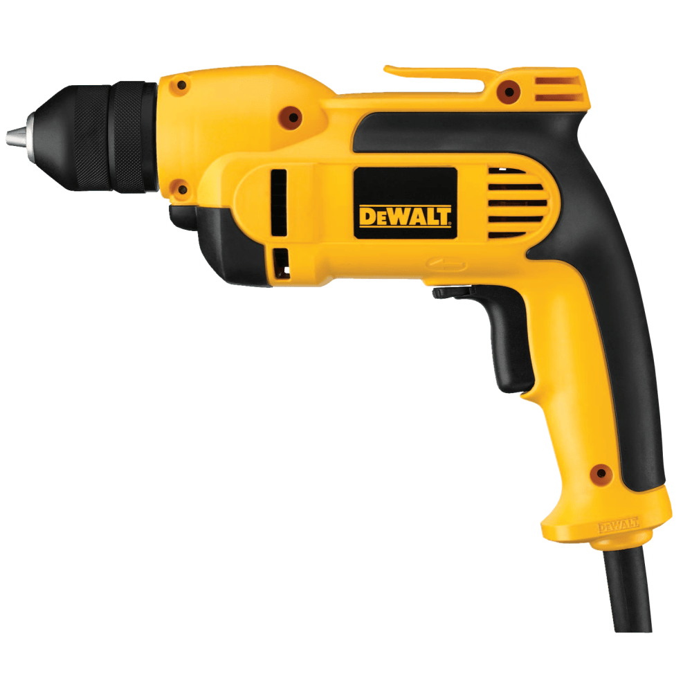 Black+Decker 3/8 in Heavy Duty VSR Drill, Keyless Chuck, 2,500 RPM, Trigger