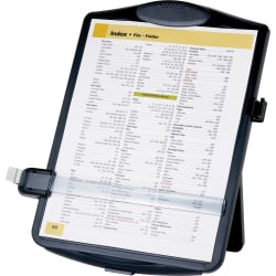 38950 - Sparco Adjustable Easel Document Holder - 10in x 2in x 14in - 1 Each - Black