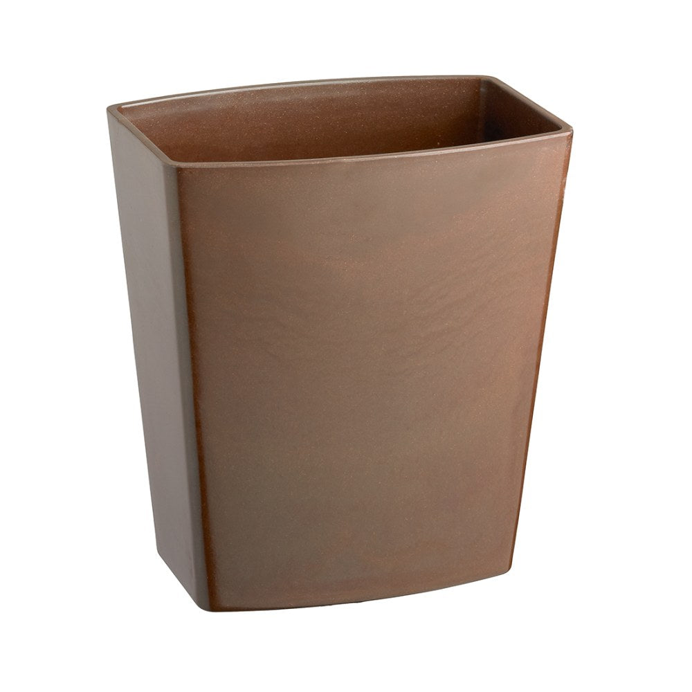 Erwyn Products My Earth Wastebaskets, 9-Quart, Chocolate, Set Of 4 Wastebaskets