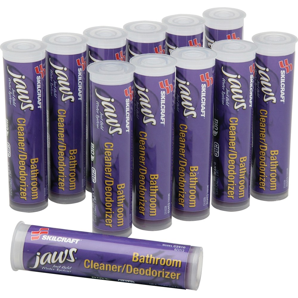 SKILCRAFT JAWS Bathroom Cleaner Refill Cartridges, 7930016005751