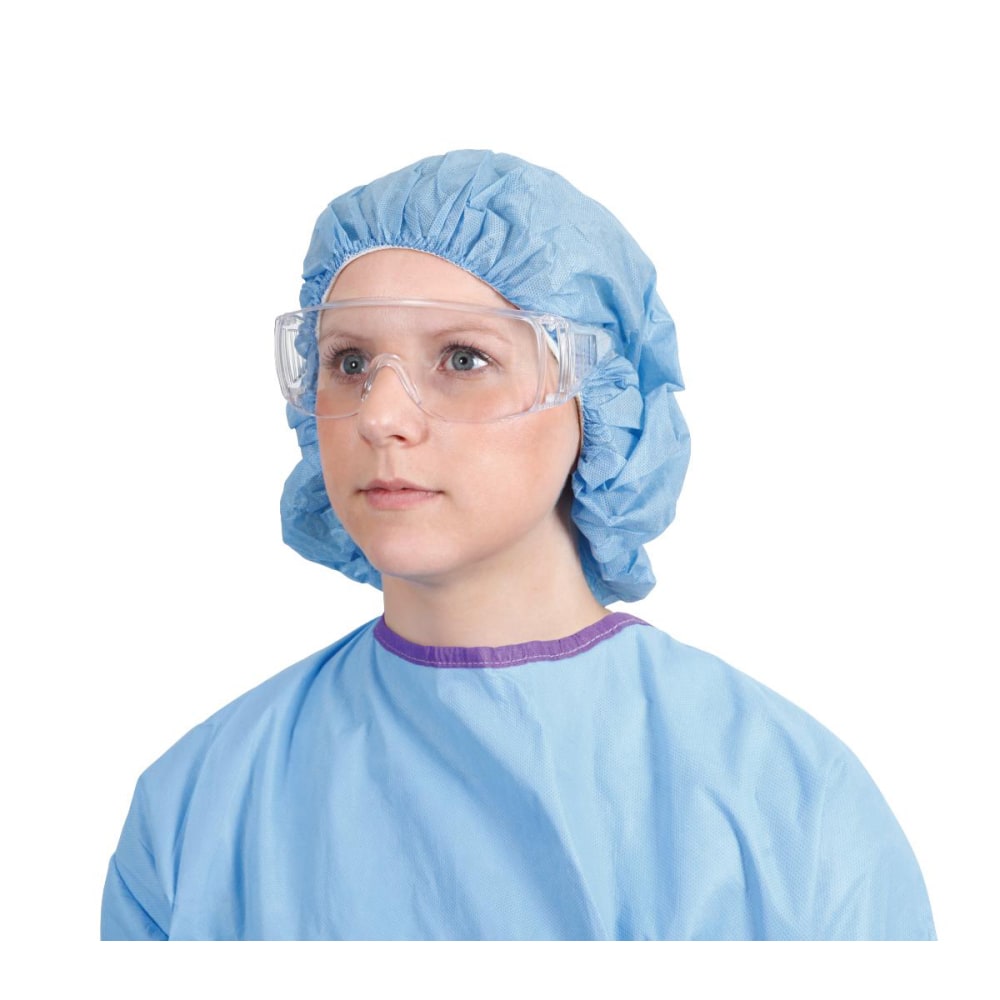Medline Visitor Safety Glasses, Clear, Pack Of 144 Glasses
