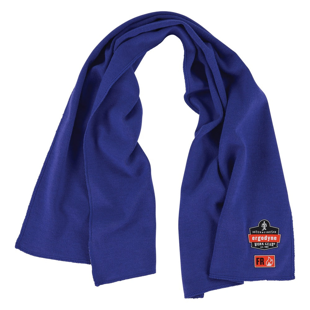 Ergodyne Chill-Its 6606FR Fire Resistant Cooling Towel, 28in x 9-1/2in, Blue