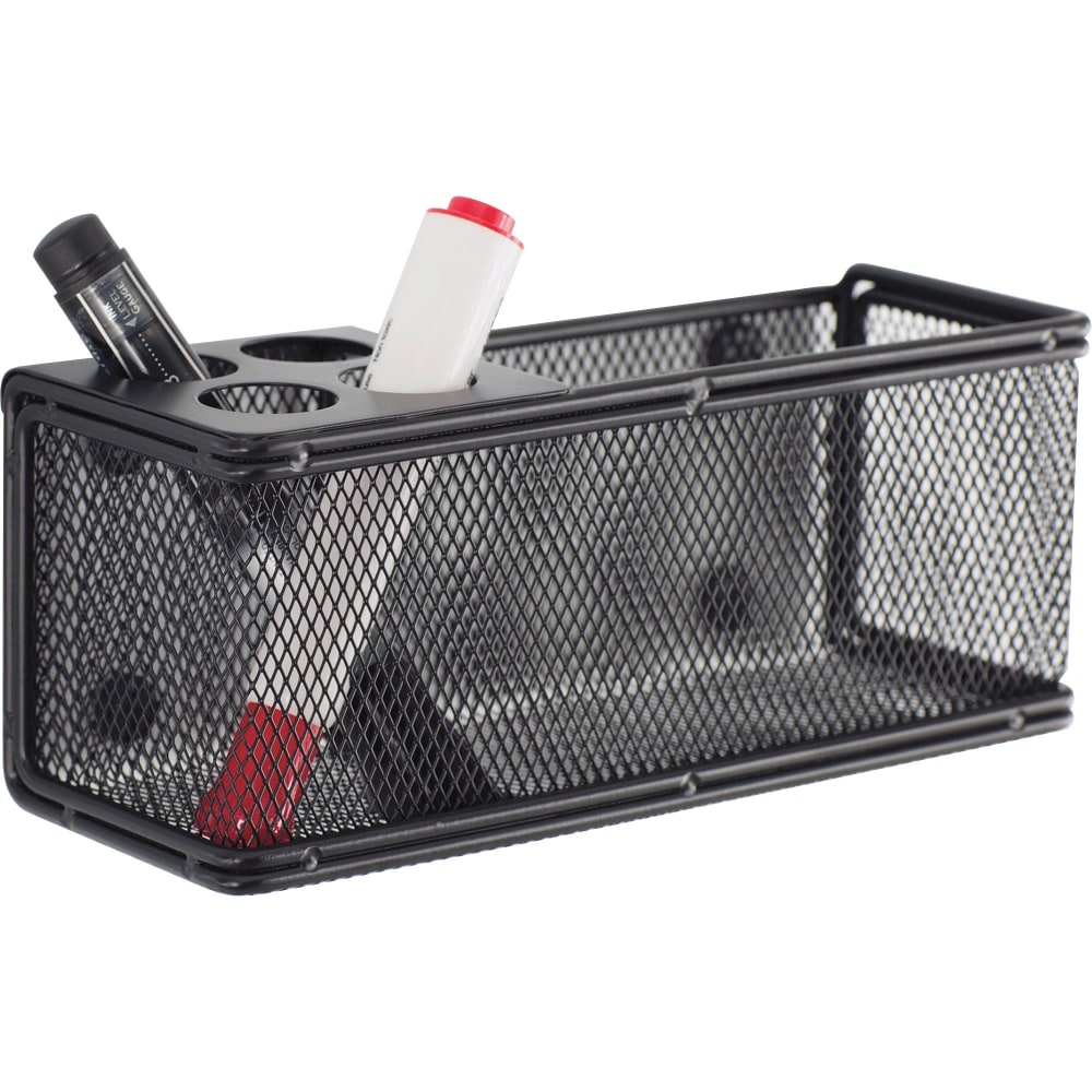 Safco Onyx Mesh Magnetic Marker Basket, Small Size, Black