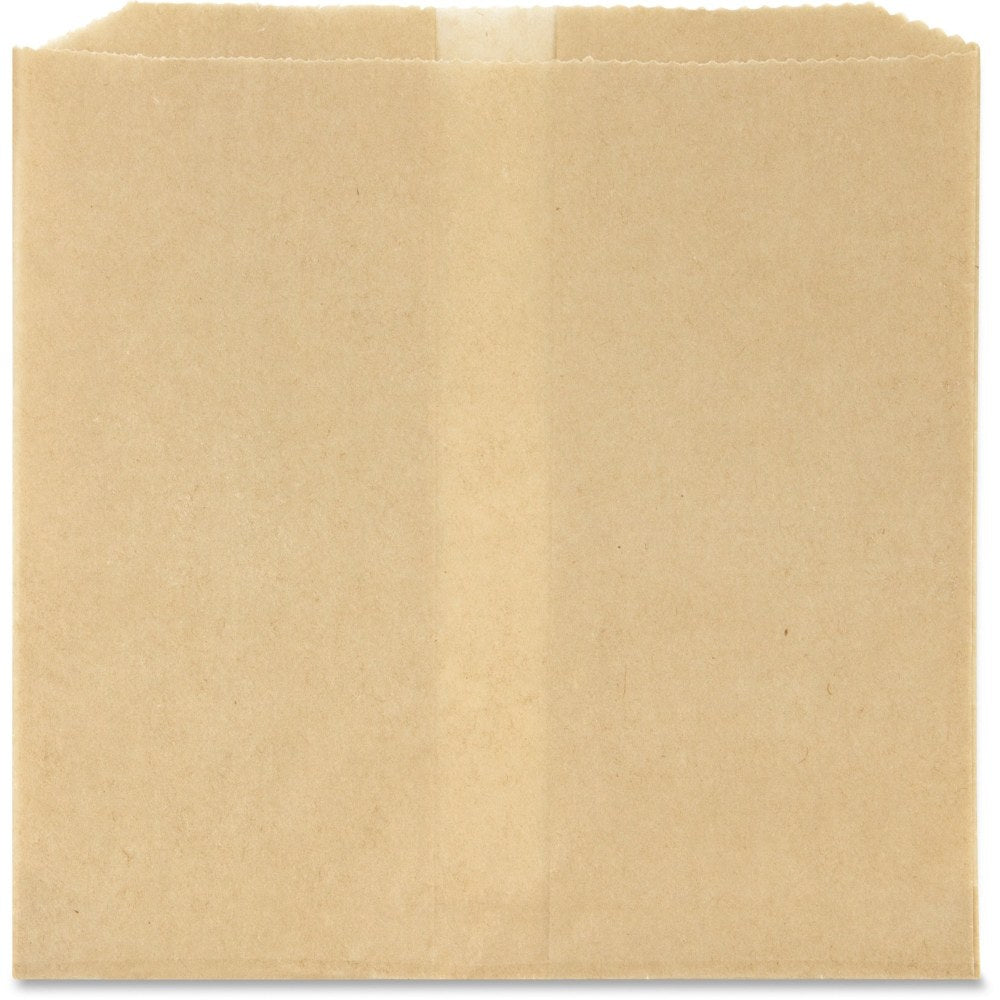 Health Gards Receptacle Liners - 8.50in Length x 8in Width x 7in Depth - Brown - Paper, Wax - Waste Disposal - 500 / Carton