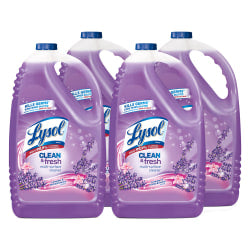 Lysol Clean/Fresh Lavender Cleaner, 144 fl oz, Clean & Fresh Lavender Orchid Scent, Case of 4 - 88786CT