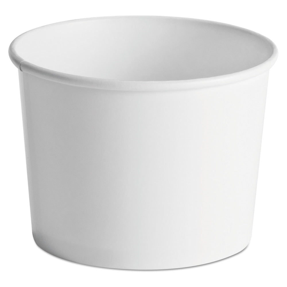 Chinet Paper Food Containers, 64 Oz, White, 25 Containers Per Pack, Carton Of 10 Packs