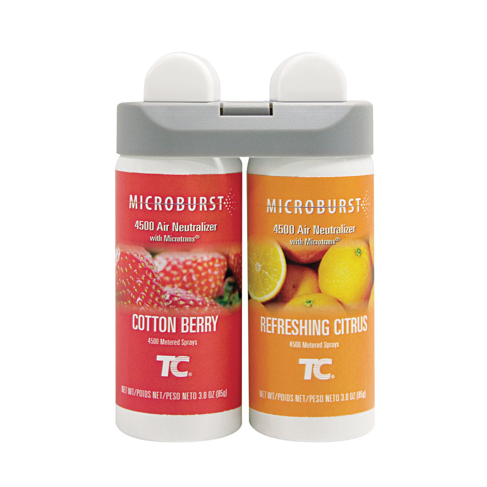 Rubbermaid Commercial Microburst Duet Refills, Cotton Berry, Pack Of 4, 3485952
