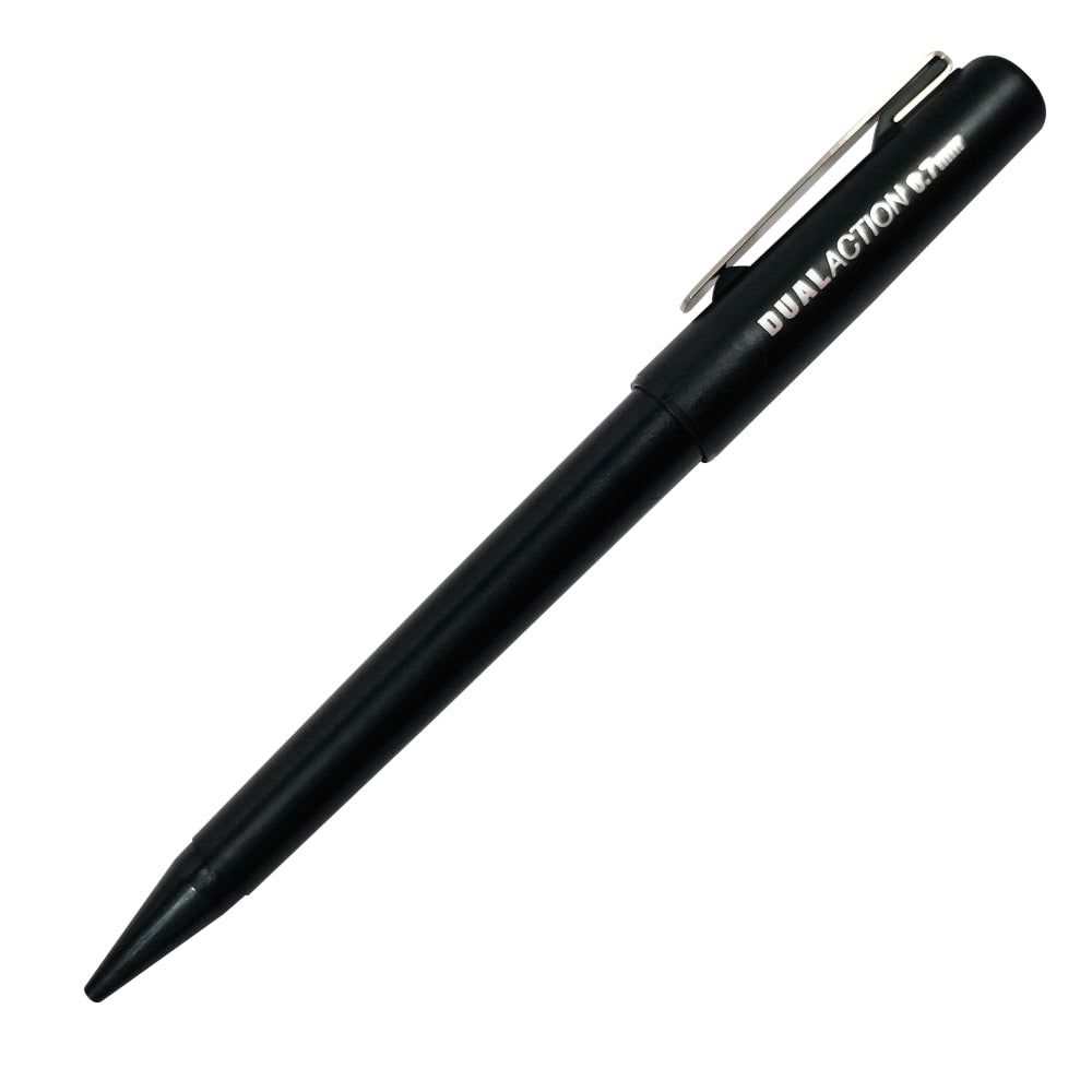 SKILCRAFT Dual-Action Mechanical Pencils, 0.7 mm, Black, Pack Of 12 (AbilityOne 7520-01-317-6140)