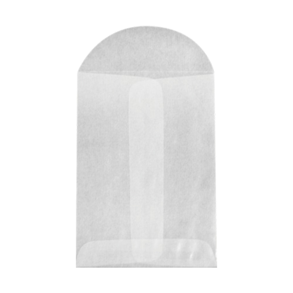 LUX Open-End Envelopes, 2 3/4in x 3 3/4in, Flap Closure, Glassine, Pack Of 10