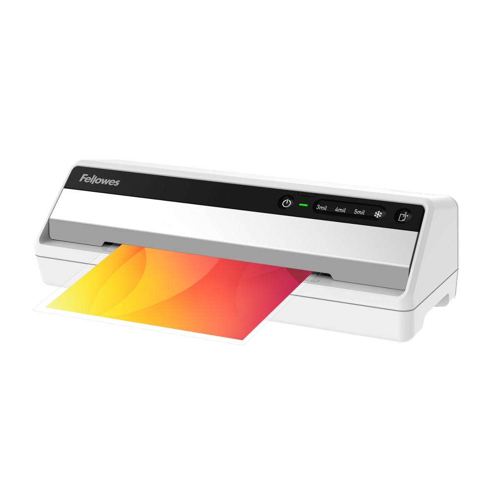 Fellowes Saturn 95 Thermal and Cold Laminator Machine with 10-Sheet Starter Kit, 9.5 inch, Easy and Fast Warm-Up, Jam-Free Design