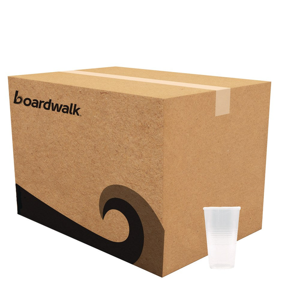 Boardwalk Plastic Cold Cups, 20 Oz, Clear, Pack Of 1,000 Cups
