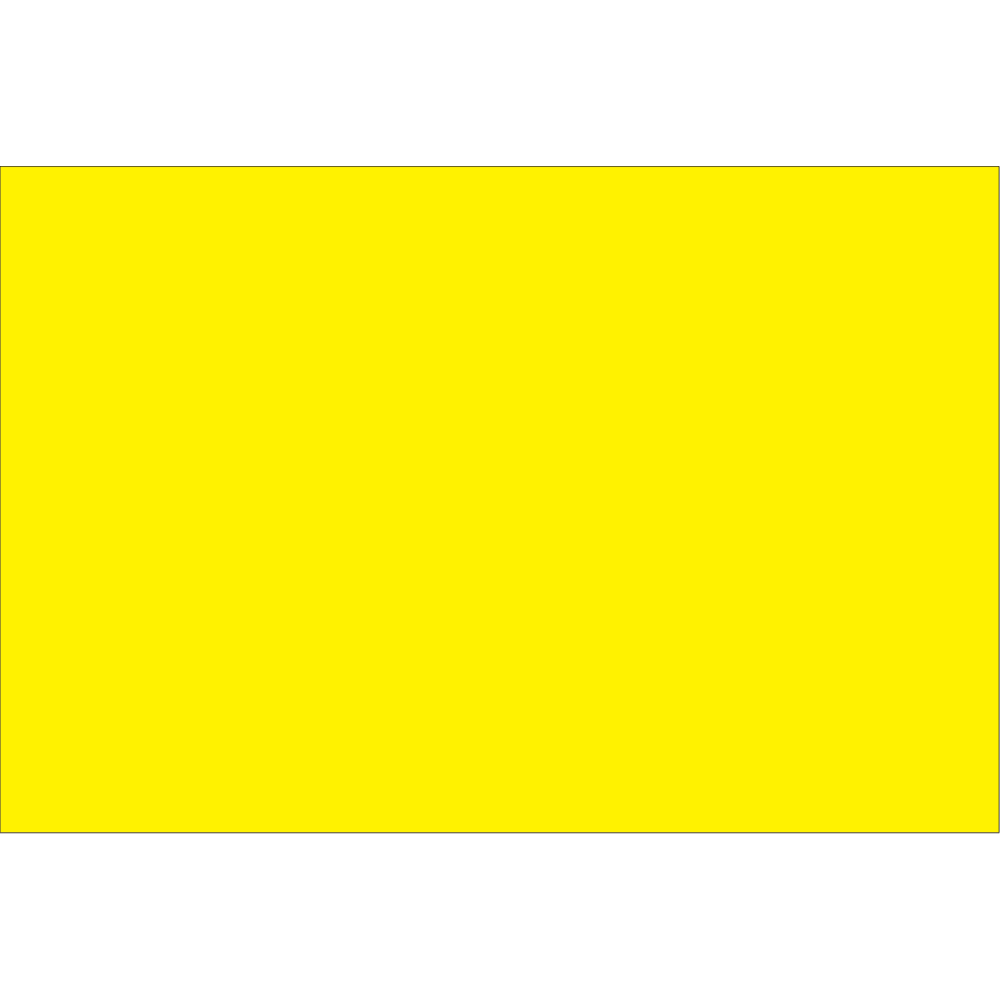 Tape Logic WriteOn Inventory Labels, DL630L, Rectangle, 3in x 2in, Fluorescent Bright Yellow, Roll Of 500