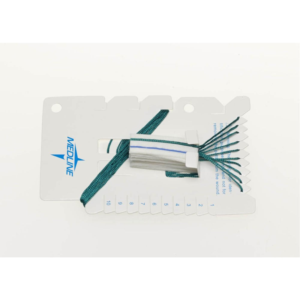 Medline Sterile X-Ray Detectable Neuro Sponges, 1/2in x 1 1/2in, Case Of 20