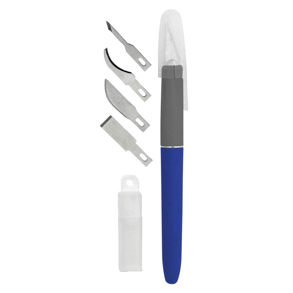 Westcott Hobby Knife Paper Trimmer, 8 1/2in, Black/Blue