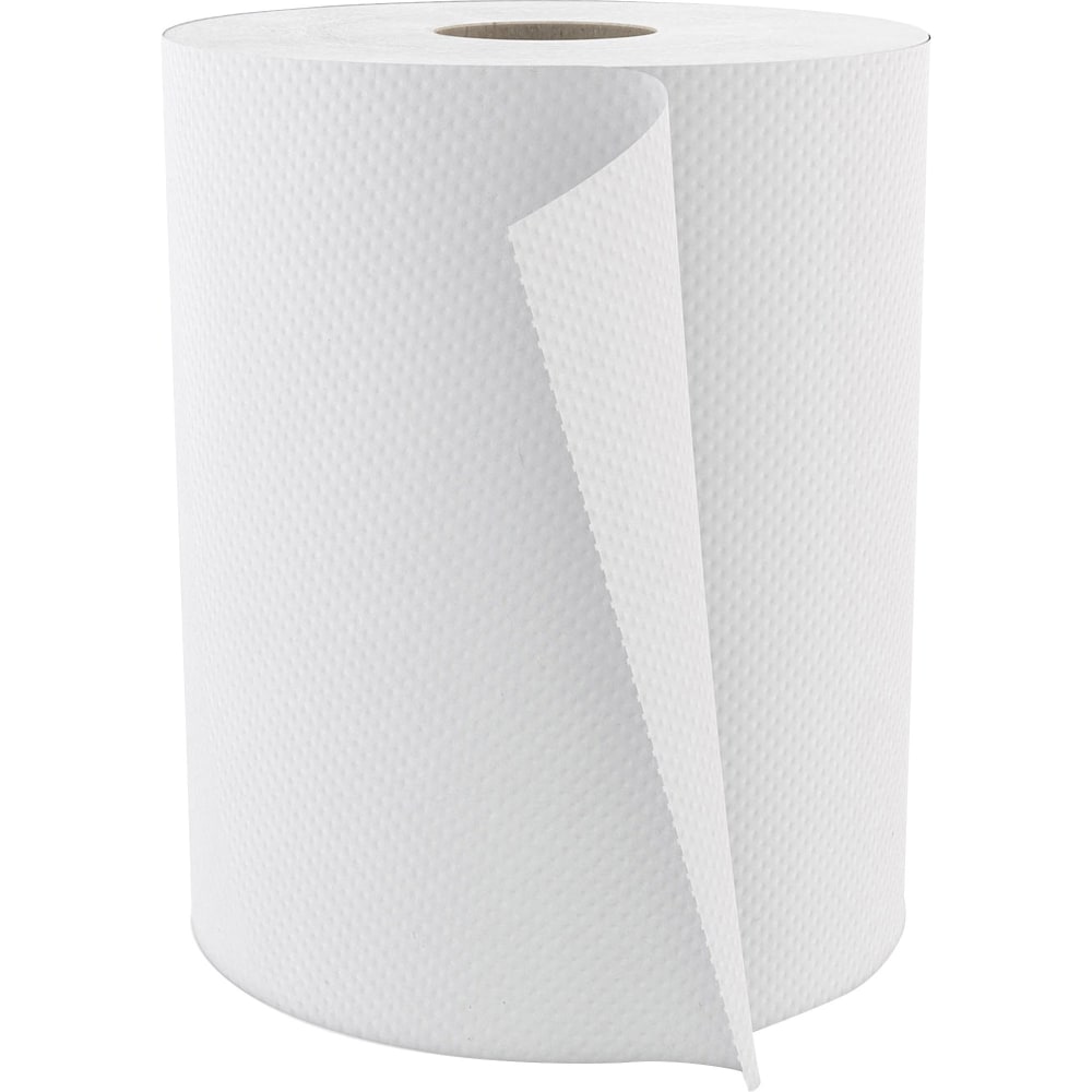 Cascades PRO Select Roll Paper Towel - 1 Ply - 7.80in Width x 600 ft Length - White - Paper - 12 / Carton