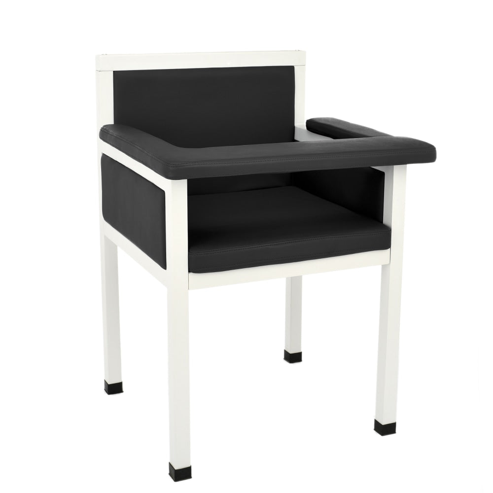 Alpine AdirMed Luxe Padded Blood Drawing Chair, Black