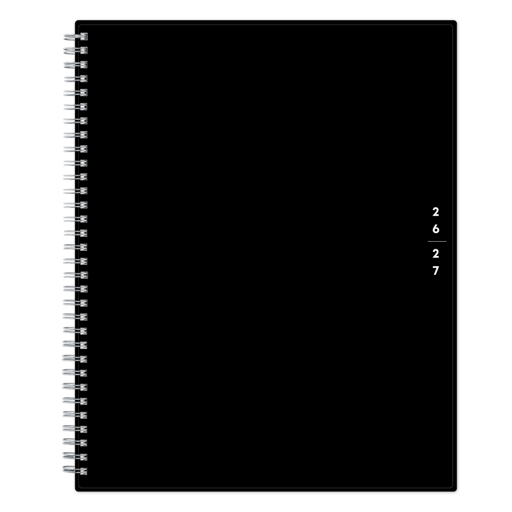 Teacher Lesson Planner BS Solid Black PP 8.5x11 AY26-27 W/M