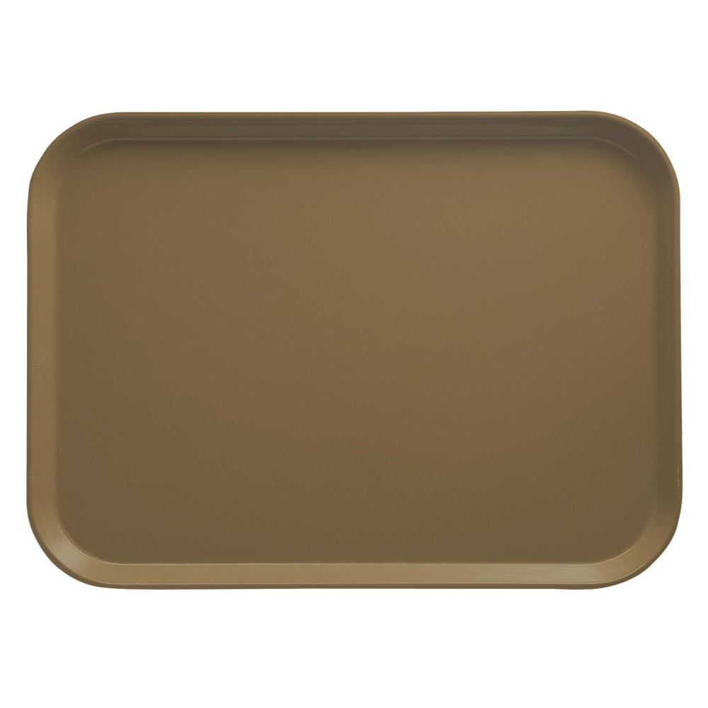 Cambro Camtray Rectangular Serving Trays, 14in x 18in, Antique Silver, Pack Of 12 Trays