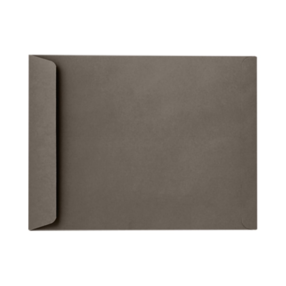 LUX Open-End Envelopes, 6in x 9in, Peel & Press Closure, Smoke Gray, Pack Of 50
