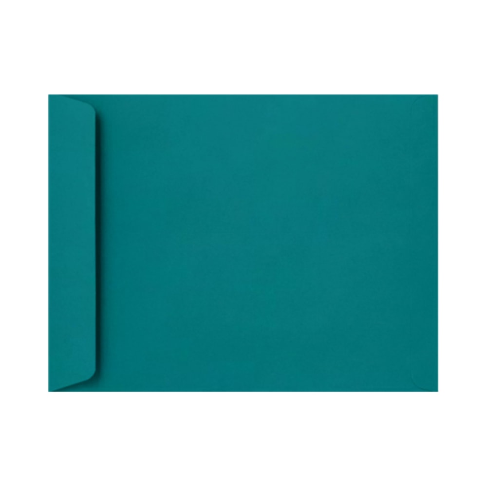 LUX Open-End 10in x 13in Envelopes, Peel & Press Closure, Teal, Pack Of 1,000