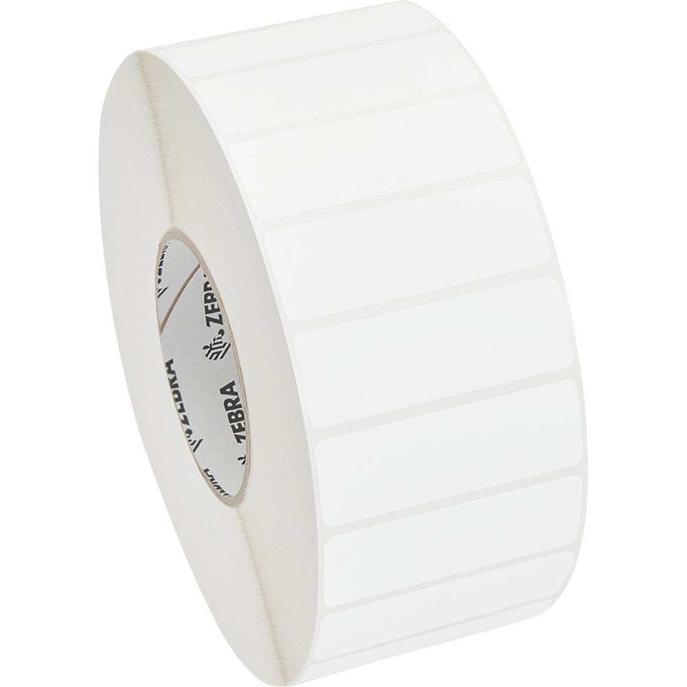 Zebra Label Paper, F58804, 3in x 1in Direct Thermal Zebra ZPerform 1000D, 3in Core, 5,500 Labels Per Roll, 6 Rolls