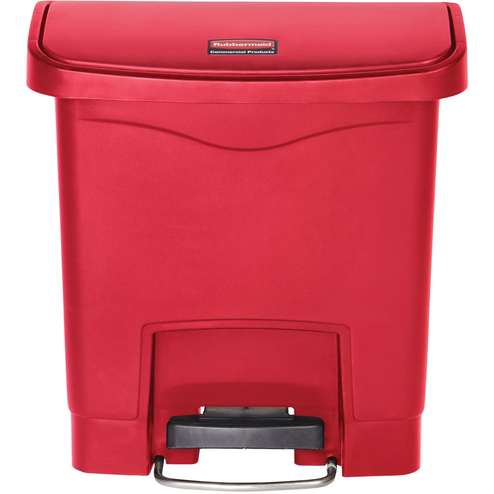 Rubbermaid Commercial 4G Slim Jim Front Step Container - Step-on Opening - 4 gal Capacity - Rectangular - RCP1883563