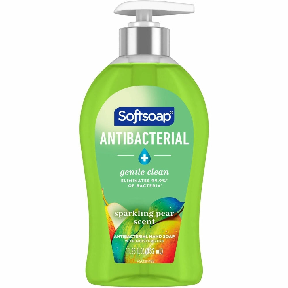Softsoap Antibacterial Liquid Hand Soap, Sparkling Pear Scent, 11.3 Oz