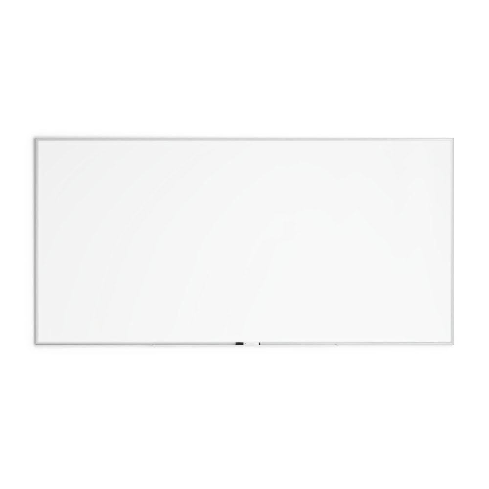 U Brands Melamine Dry-Erase Board, 96in X 48in, Silver Aluminum Frame, Actual Size 95in X 47in (064U00-01)
