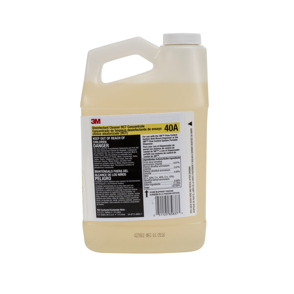 3M Flow Control 40A Disinfectant Cleaner RCT Concentrate, 67.6 Oz