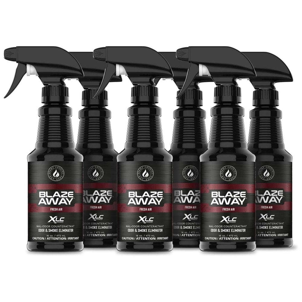 Blaze Away XLC Industrial-Grade Odor Eliminator Spray, Fresh Air Scent, 16 Oz, Total Qty 6