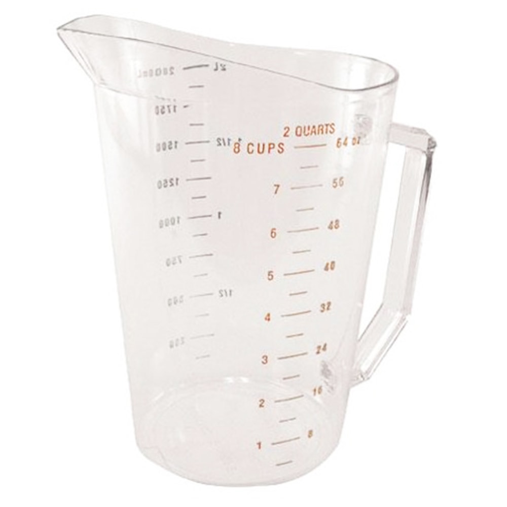 Cambro Camwear Measuring Cup, 2 Quart, Clear