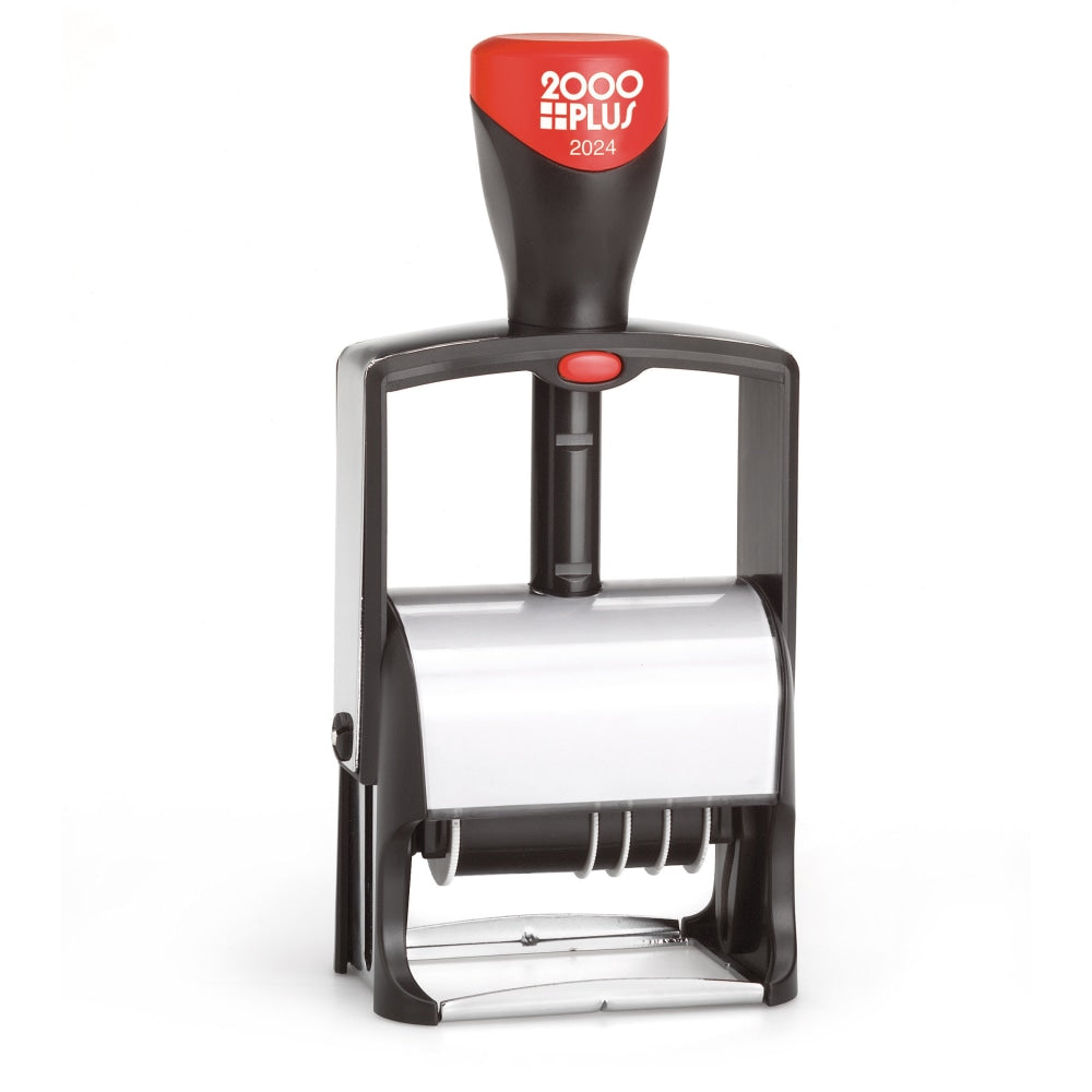 2000 PLUS Date Phrase Dater Heavy Duty Self-Inking 12-in-1 Date Phrase Dater, 12 Phrases, Black Ink - 11227