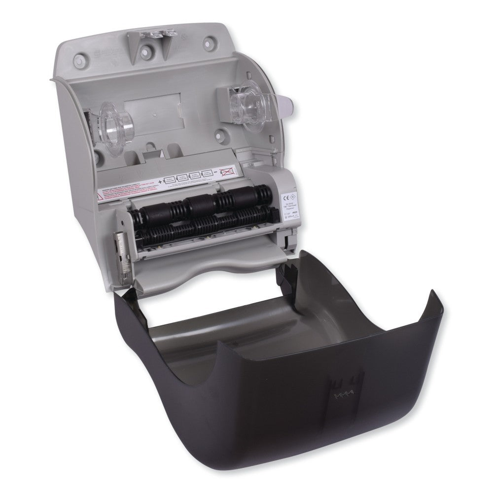 Tork Hand Towel Dispenser, Electronic, 11.78 x 9.12 x 14.39, Translucent Smoke