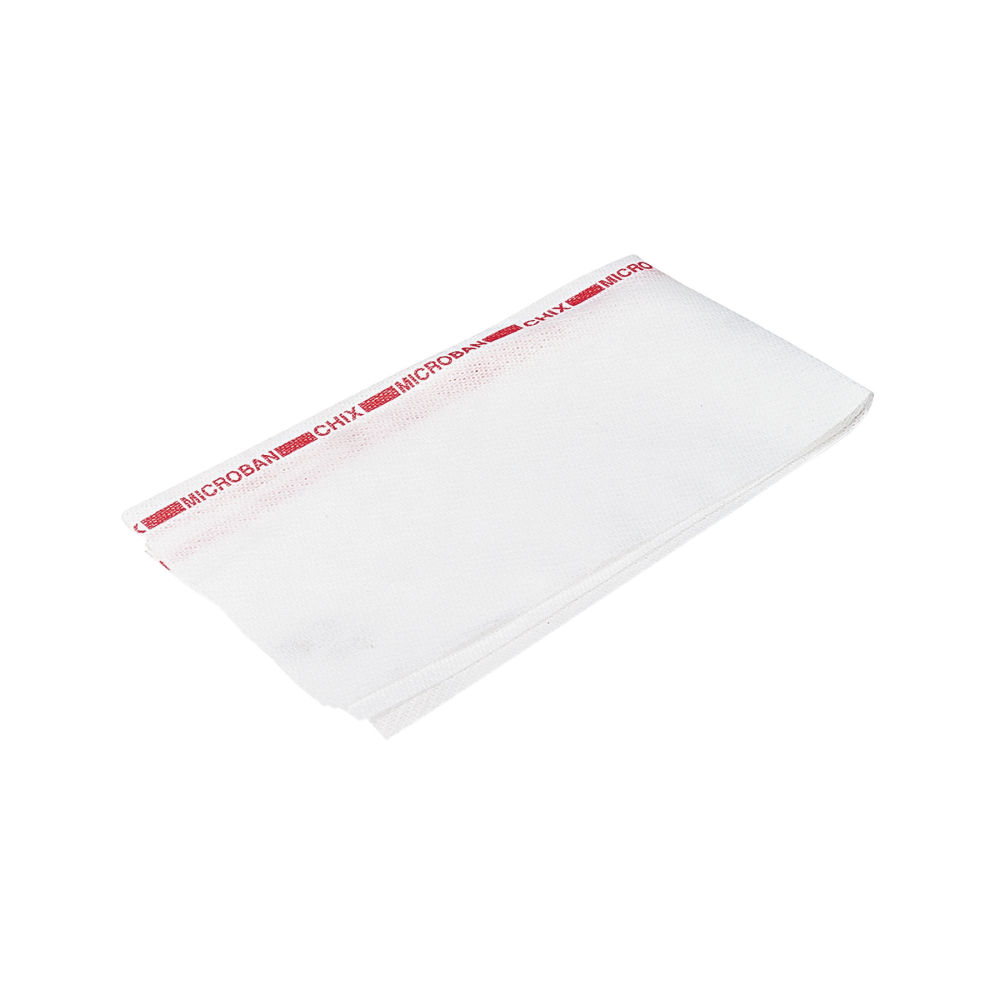 Chix Fabric Reusable Food Service Towels, 13 1/2in x 24in, White, Case Of 150