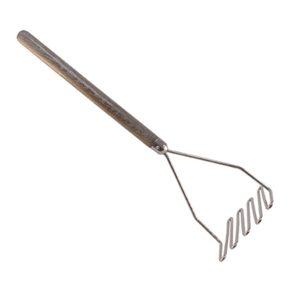 Update International Potato Masher, 24in, Silver