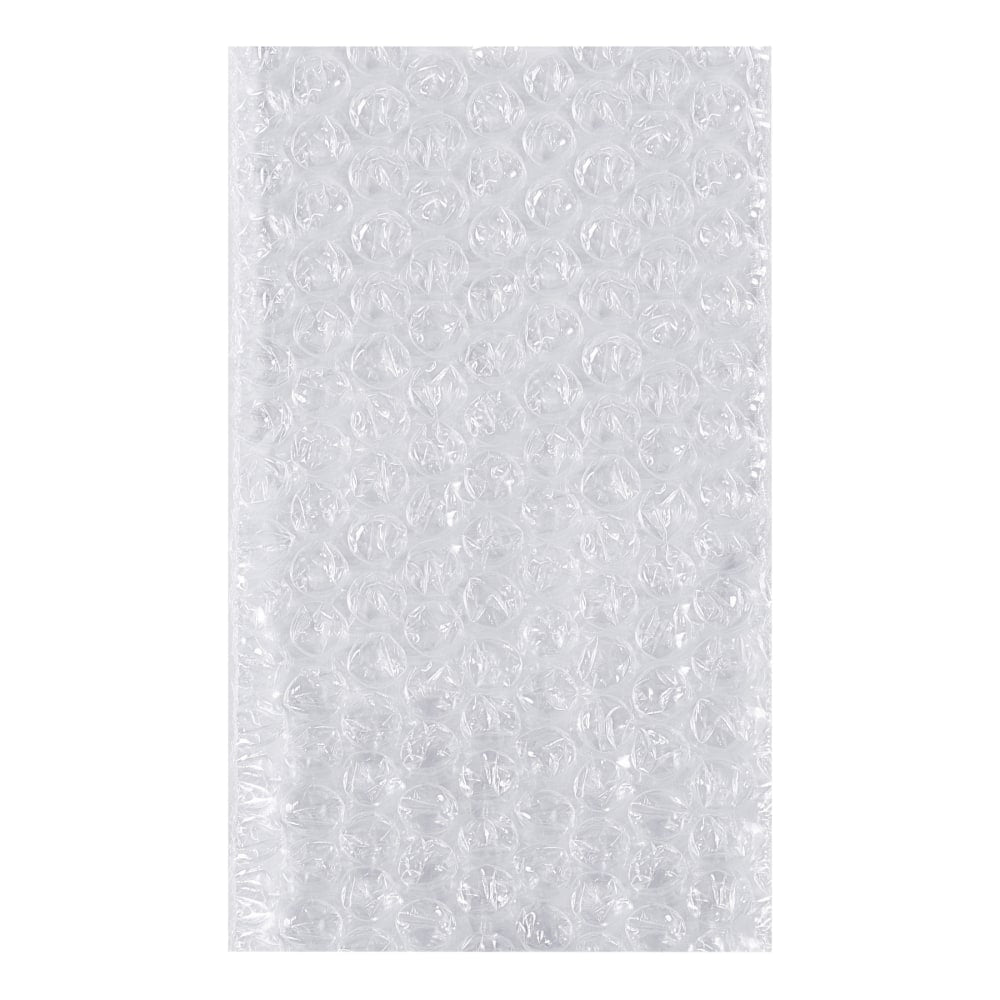 Partners Brand Flush-Cut Bubble Pouches, 9inH x 7inW, Clear, Case Of 500 Pouches
