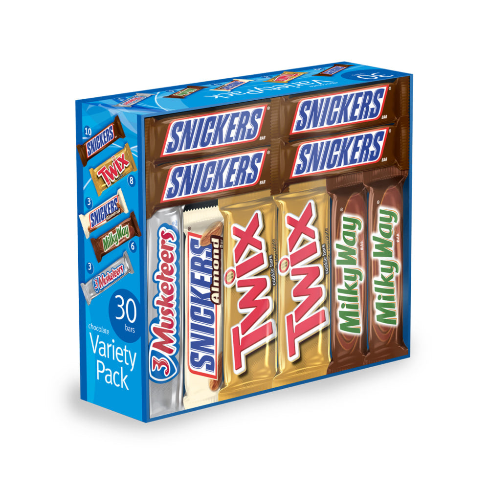 Mars Chocolate Bars, Variety Pack Of 30