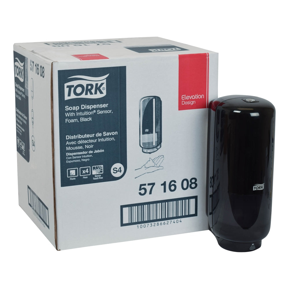 Tork Elevation Wall Automatic Foam Skincare Dispenser With Intuition Sensor, Black
