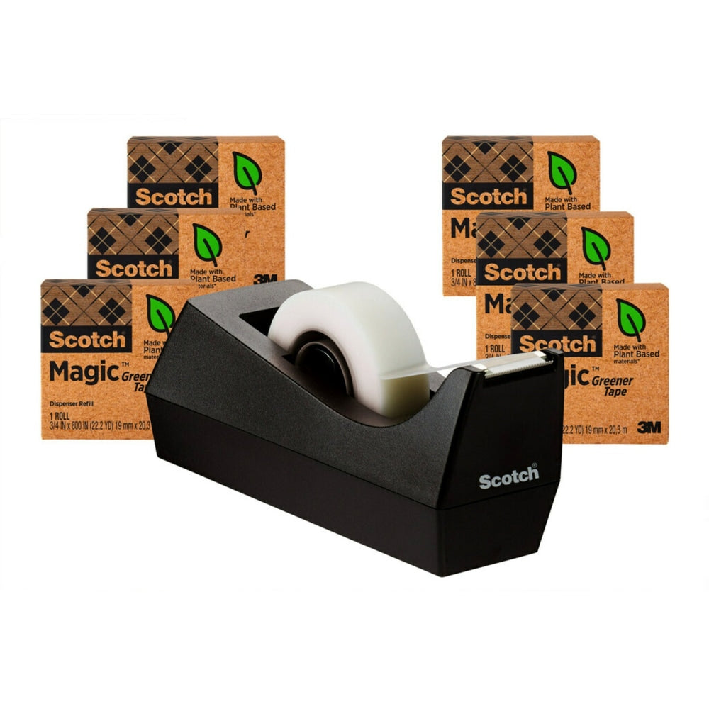 Scotch Greener Magic Invisible Tape, Pack Of 6