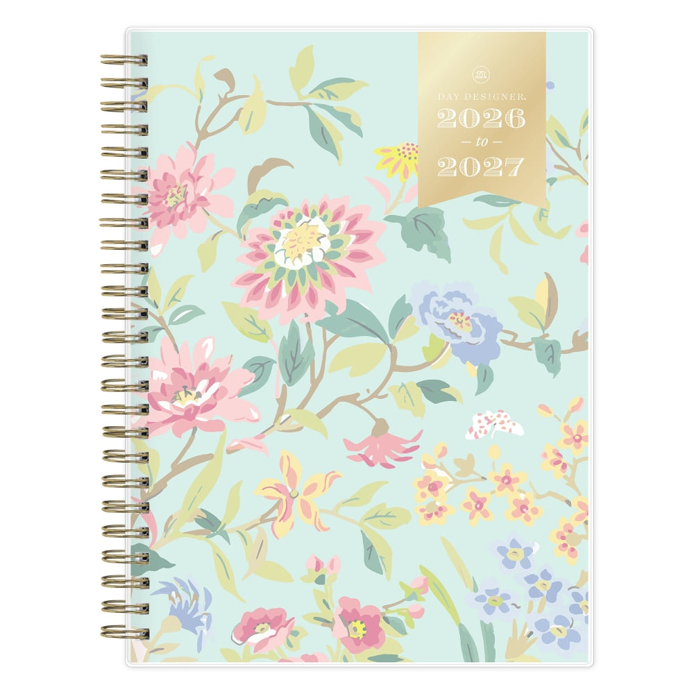 Planner Notes DD Climbing Floral Mint 5.875x8.625 AY26-27