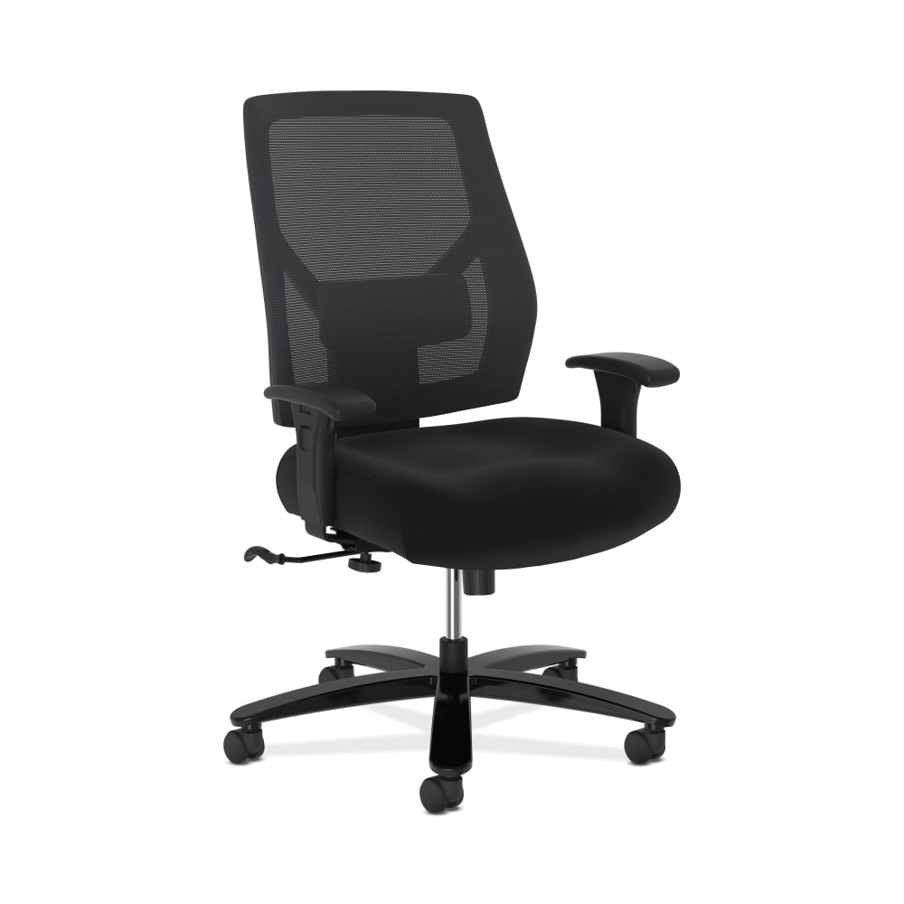 HON Basyx Big & Tall Mid Back Task Chair, Black