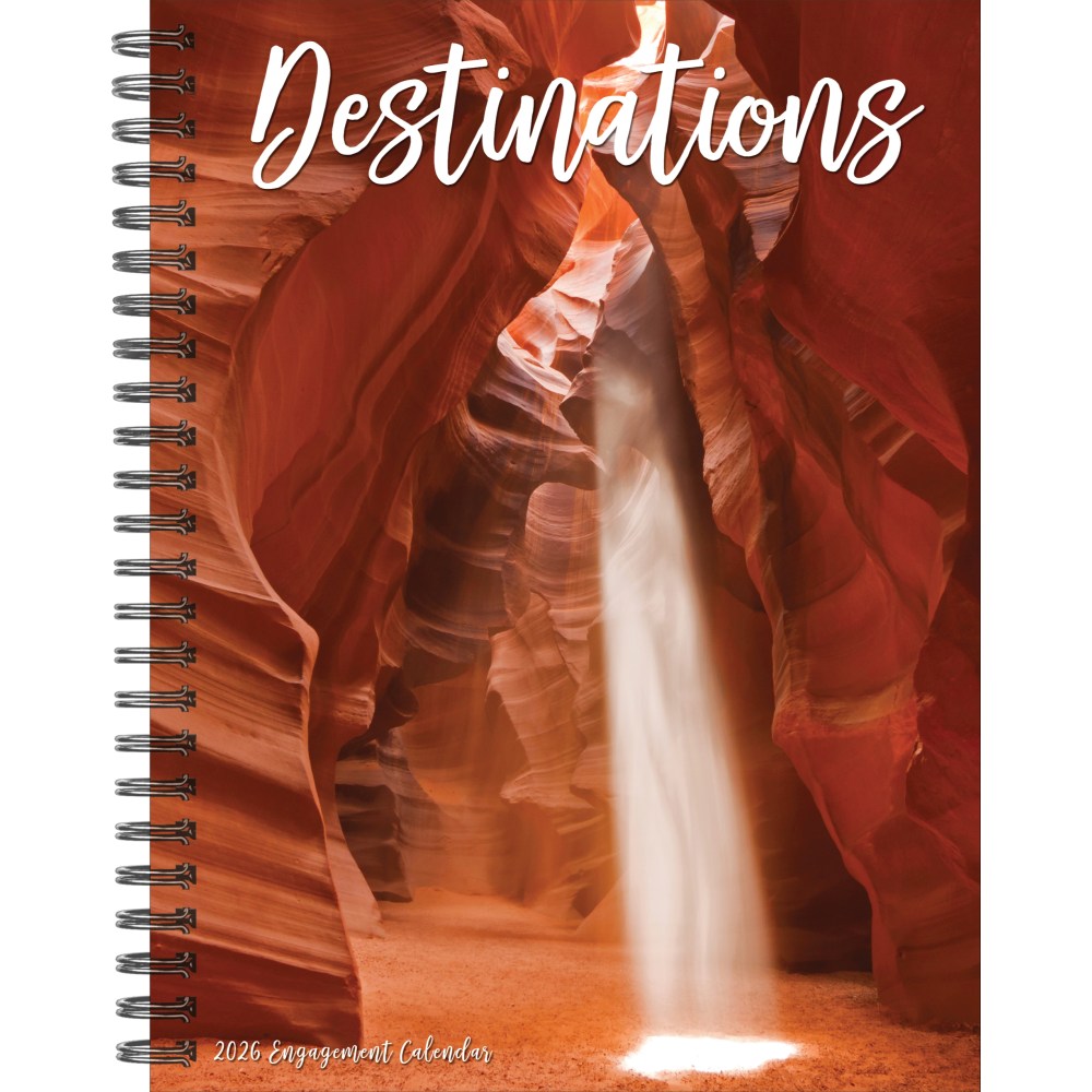 2026 Willow Creek Press Weekly Engagement Calendar, 6-1/2in x 8-1/2in, Explore The World, January To December, 54628