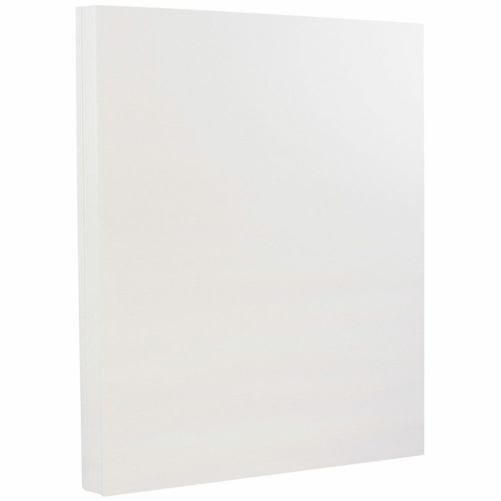 JAM Paper Letter Matte Paper, Bright White, Letter (8.5in x 11in), 100 Sheets Per Pack, 28 Lb