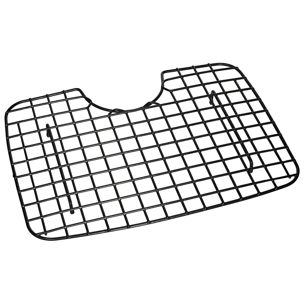 Better Houseware D-Shape Sink Protector, 1-1/2inH x 13-3/8inW x 18-1/2inD, Black