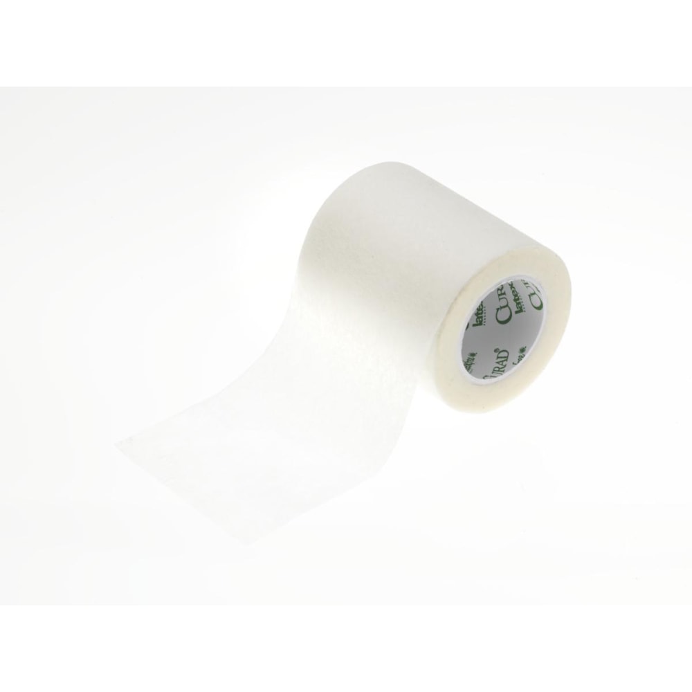CURAD Paper Adhesive Tape, 2in x 10 Yd., White, Pack Of 60