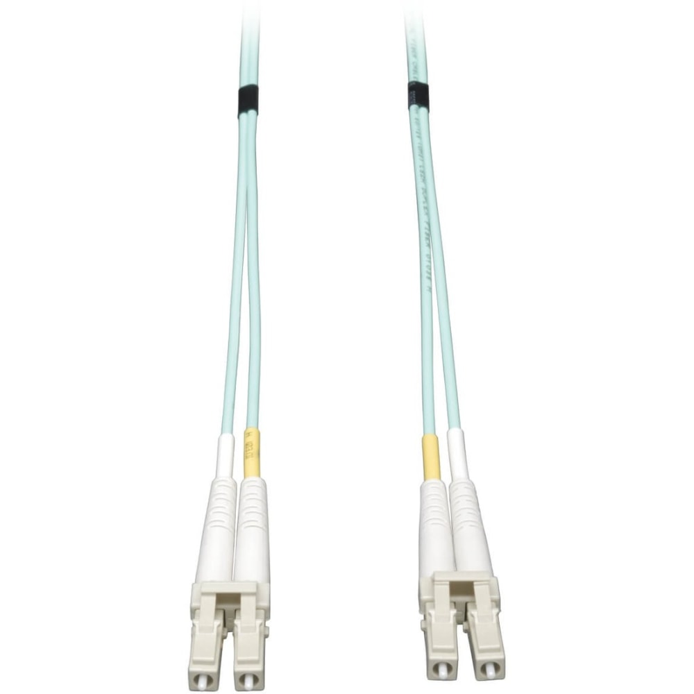 Eaton Tripp Lite Series 10Gb Duplex Multimode 50/125 OM3 LSZH Fiber Patch Cable, (LC/LC) - Aqua, 30M (100 ft.) - N82030M