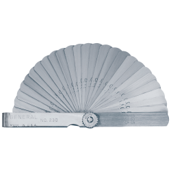 General Tools 26 Leaf 3 Feeler Gage .0015 To .025