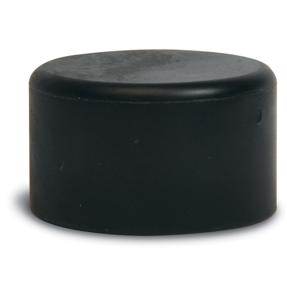 CSL Replacement end caps for CSL metal wall racks ,1in round,black